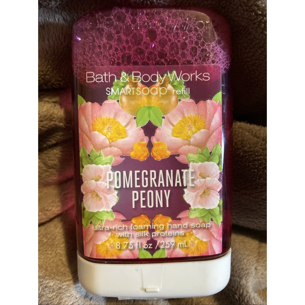 ***NEW*** BATH AND BODY WORKS‎ POMEGRANATE PEONY SMARTSOAP REFILL 8.75OZ
